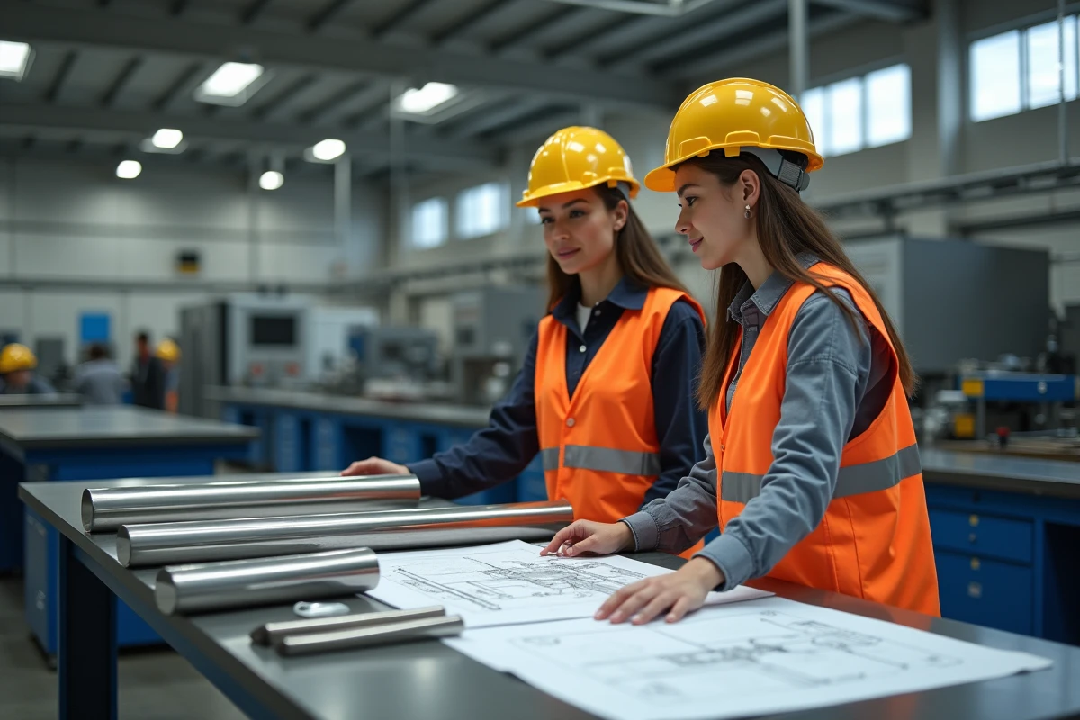 Deux ingénieures discutant d